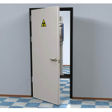 Рентгенозащитная дверь 1200 мм 2100 мм 2.5 Pb ДР-1 одностворчатая ОСТ 95 10170-86
